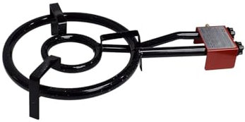 Jardin202 - Rosco Paellero - Disponible en 300mm, 350mm y 400mm con Uno y Dos Aros - Cocina Española Auténtica | 35 cm -