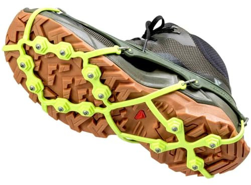 Snowline Spikes Hexa - 1 Paar Spikes für flaches Gelände, Größe:L