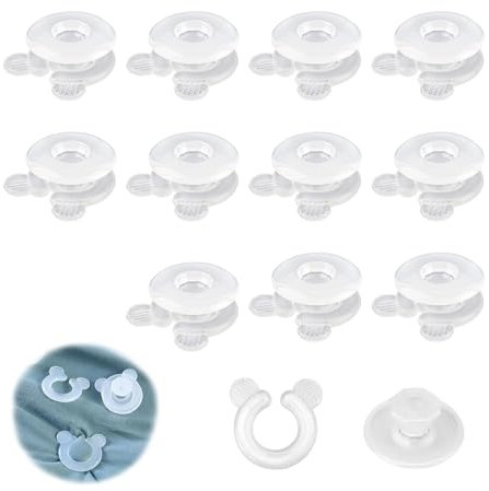 HSYTEK 12 Stück Bettdeckenhalter, Multifunktionaler Bettdecken Clips, rutschfeste Bettbezug Clip für Sicherung der Ecken des Quilts, um Bewegungen und Faltenbildung zu verhindern