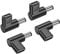 PNGKNYOCN 12V USB C a DC 5.5 x 2.1mm Convertidor,90 Grado DC 5.5 x 2.1mm Macho a USB C Hembra PD Emulador Disparador Adaptador,para Cámara, Router，LED Light（4-Pack）