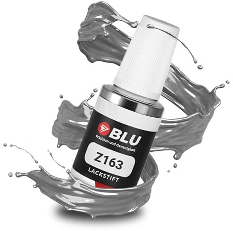 BLU Auto Lackstift Silber kompatibel für OPEL Z163 Silber LICHTSILBER | Auto Lack Reparatur Ausbesserungslack