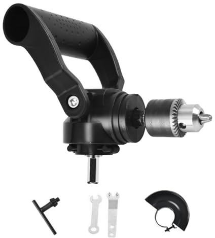 ZwaitL Right Angled Drill Chucks Adapter Antislip Multifunctional Drill Attachment Adapter Right Angled Drill Attachment