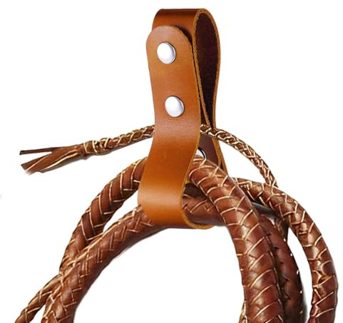 Peitschen Schlaufe Metallverschluss Weicher Brauner PU Leder Gürtel | Peitschenhalter Für Den Reitsport Für Reitsport, Enthusiasten, Anfänger, Amateure, Frauen,