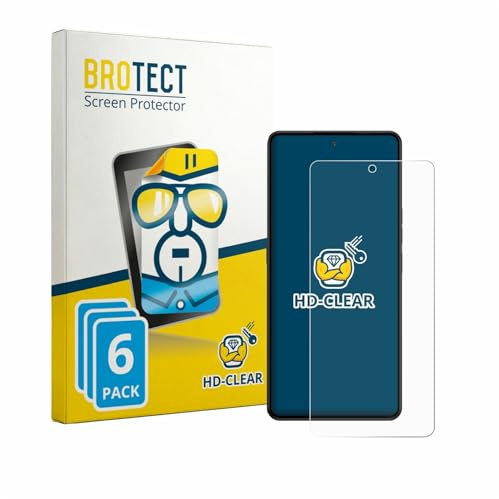 BROTECT 6 Stück Schutzfolie für Gigaset GS6 Pro (case-friendly) Displayschutz Folie Made in Germany, Ultra-Klar
