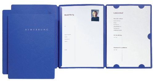 Pagna Bewerbungsset Select Basic (3 Bewerbungsmappen) blau