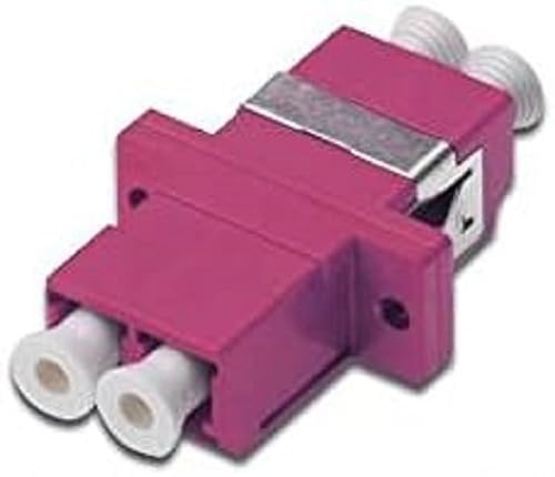DIGITUS LWL Kupplung – LC / LC – OM4 – Multimode – Fibre-Optic – Netzwerk-Technik – Farbe Violett