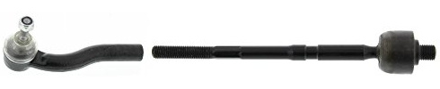 MAPCO 59052 Spurstange Axialgelenk und Spurstangenkopf Links | Kompatibel mit: FIAT PANDA