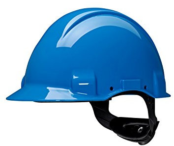 3 M g3001muv1000 V-bb Helm G3001, ohne Belüftung, Dielektrikum 1000 V, Blau, mit Lifebelt Roulette und Schweiß Band Leder