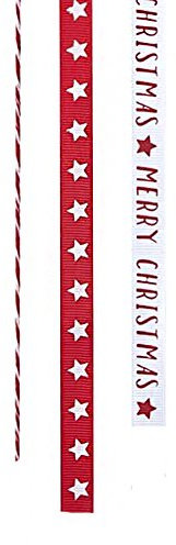 Ginger Ray Merry Christmas & Star Designer Band, Camouflage, Mehrfarbig, one size