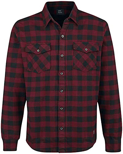 Vintage Industries Harley Shirt Männer Flanellhemd grün/schwarz Basics, Biker, Streetwear