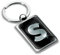 Biomar Labs® Porte-clé Lettres A-Z Initiales Personnalisable de L'alphabet Alphabet Accessoires Homme Femme Cadeau Lettre S Argent KK 97