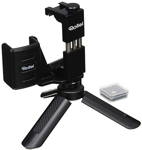 Rollei Easy Creator Selfie Monitor 3,97 Rückkamera Magnetisch Bildschirm | Kompatibel mit iPhone 7-17 und Android für Vlog TikTok Live-Streaming Blau Smartphone-Vlog-Selfie-Monitor-Bildschirm
