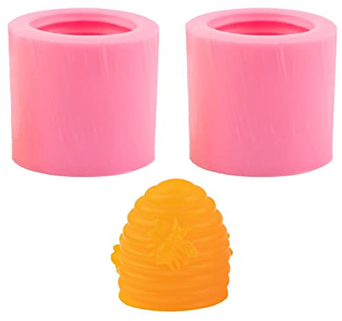 AUEAR Silikonform mit Bienenwaben, für handgefertigte Kerzen, Seife, Kuchen, Fondant, Dekoration, Süßigkeiten, Schokolade, Wachs, Schmelzen, Polymerton