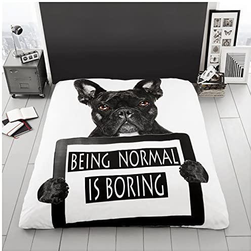 GC GAVENO CAVAILIA 3D Bull Dog Throws For Sofas Large, Animal Print Puppy Dog Fleece Throw For Bed Double Couch Bed Chairs, Cosy Fleece Bed Throws, Extra Large Throw Blanket, 200X240 Cm