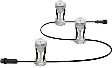 LEDVANCE LED Gartenleuchte, Lichterkette mit 3 weiteren LED Dots für Außen, Erweiterungspaket, Warmweiß (3000K), 2.1W, ENDURA GARDEN DOT EXT 3P