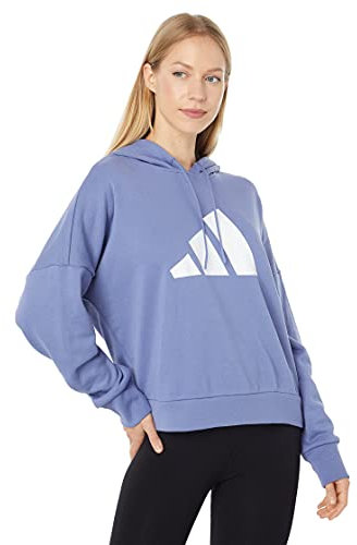adidas 3-Bar Hoodie Orbit Violet LG