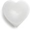 Selenite Charging Heart Bowl 10cm Hand-Carved Selenite Bowl White Selenite Crystals Holder for Cleansing, Healing, Charge All Your Crystals ans Tumbles Alter Bowl Meditation Decoration Gift