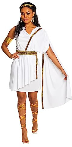 Morph Kostüm Antike Griechische Göttin Toga, Römisches Kostüm für Partys und Events, XL