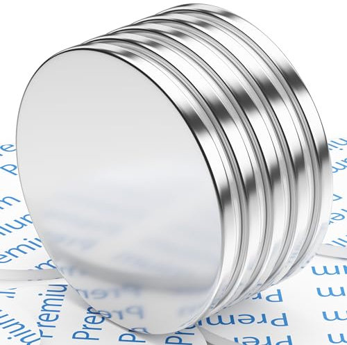 5 Stück 30 mm x 2 mm Neodym Magnete Extra Stark, Whiteboard Magnete für Magnettafel, Kühlschrankmagnete Werden für Holzplatten, Wände, Glas, Kunststoff Stoffoberflächen Verwendet