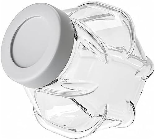 Frasco con Tapa Frasco de Sello Grande Frasco de Almacenamiento de Vidrio Botella de Vidrio Frasco de Caramelo de Leche en Polvo