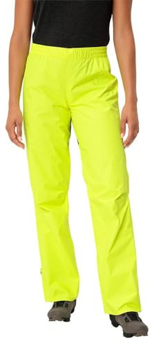 VAUDE Regenhose Damen Drop Pants II, wasserdichte Outdoorhose für Fahrrad, leichte Überhose, atmungsaktive Fahrradhose, schnell überziehbar