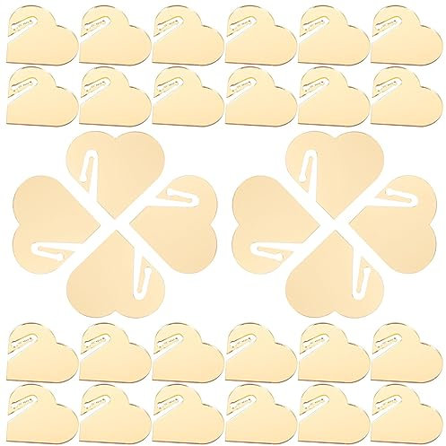 EXCEART 50 Stück Etiketten Trinken Tassen Herz-weinglasmarker Wiederverwendbare Weinanhänger Dekorative Weinanhänger Zarte Cup-marker Weinmarker Für Die Party Acryl Getränke Requisiten