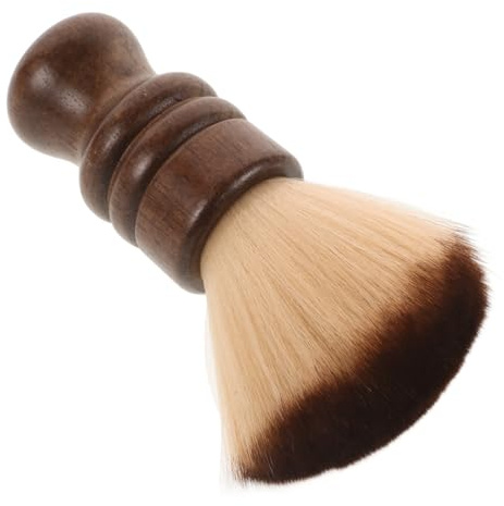 CANIGHT Staubtuch Für Friseur Nacken-staubbürste Aus Weichen Materialien Fächerförmige Friseurbürste Für Haarschnitt Und Bartpflege Großes Puder-staubtuch Für Styling-reinigung