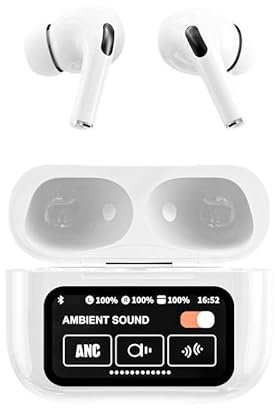 AI Sprachübersetzer Kopfhörer, übersetzer mit sprachausgabe, Unterstützung für 144 Sprachen Übersetzungsgerät Mit APP Sofortübersetzung Kopfhörer, Offline/Line Translator earbuds Schwarz Weiß