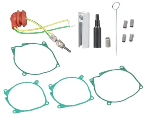 Generisch Standheizung Keramik Glühkerze, Keramik Reparatursatz Kompatibel mit Auto Heizung Lufterhitzer, Standheizung Zubehör Ersatzteile, Enthält 13 Teile