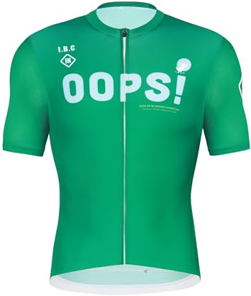 INBIKE Herren Radtrikot Kurzarm Atmungsaktiv Schnelltrocknend Elastisch Feuchtigkeitsabsorbierend Rutschfester Saum Reflektierende Fahrradtrikot für Radfahren MTB Rennrad Sommer