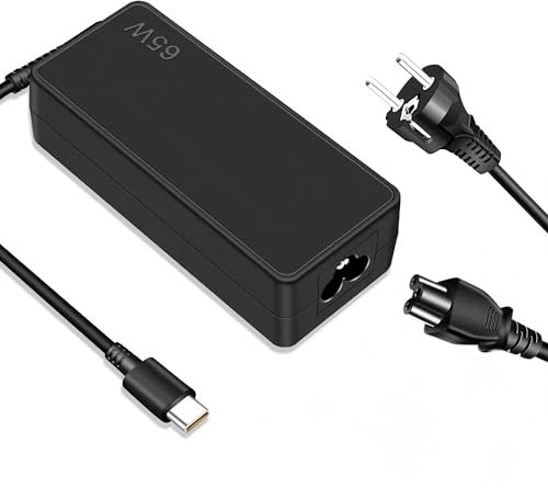 SoloZar PD 65W Caricabatterie per Laptop AC USB-C Adattatore di ricarica per computer portatili, compatibile con Dell, HP, Lenovo, Thinkpad, Huawei, Opaco E-book, Elit ebook, ASUS, Acer, …