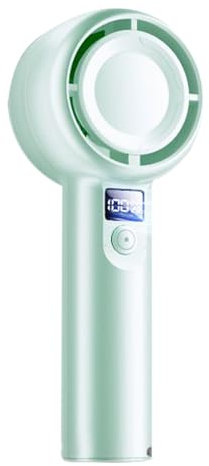 Abanico De Mano, Ventilador Portátil con Enfriamiento Potente, 5 Velocidades, Silencioso, Recargable, Gadgets Geniales para Niños, Adultos, Viaje, Escritorio, Dormitorio, Playa y