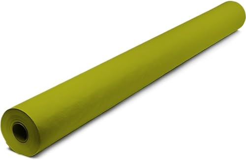 Tezraftaar® Paper Banquet Roll 25m x 1.14m Lime Green Disposable Banqueting Roll Table Cover Clothes for Christmas Catering Supply Wedding Birthday