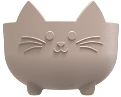 Winkee - Küchensieb Katze I Nudelsieb aus Kunststoff I Praktische Abgießhilfe I Küchenutensilien