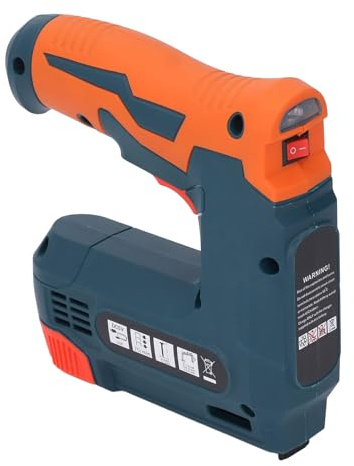 Keenso Elektrischer Tacker, 2-in-1 Kabelloser und Leichter Nagler Zum Polstern von Holzprojekten mit 2000 Nägeln