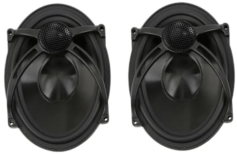 QUqkuaZAF Motorcycle 5 Inch X 7 Inch Saddlebag Lid Speaker Compatible With - Touring Street Electra Road King FLHTCU FLHRC FLHR FLTR 1994-2022 2019
