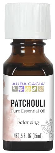 Aura Cacia Pure Essential Oil, Patchouli, 0.5 Fluid Ounce