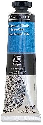Sennelier Artists' Oil Color, 40ml Tube, Blue-Grey S2