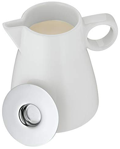 WMF Barista Sahnekännchen mit Deckel, 130 ml, Milchkännchen, Porzellan, Sahnekanne spülmaschinengeeignet
