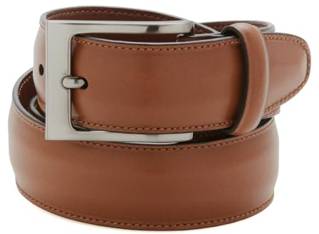 Perry Ellis Men's Portfolio Timothy Leather Belt (Available in Big & Tall)