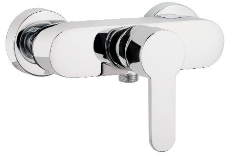 'aquaSu® Einhandmischer Sanmix Style für Brause | Chrom | Wasserhahn | Einhebelmischer