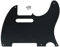 KAISH American Vintage 5 Hole Tele Pickguard TL Guitar Pick Guard Scratch Plate for Tele/Telecaster Glossy Black 1 Ply