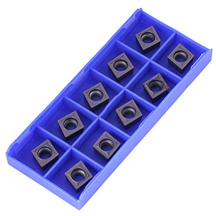 10Pz CNC Inserto di Carburo Fresa Indicizzabili Tornio Fresatura Inserti di Tornitura Strumenti con la Scatola CCMT09T304 VP15TF per l'Acciaio Regolare