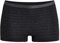 Conta Thermo Panty, bequemer Hipster mit natürlicher Baumwolle, wärmeisolierende Thermounterwäsche, Damenbekleidung, Schwarz Geringelt, Größe: 44/XL