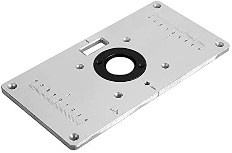 Aluminium Router Tischeinsatzplatte Tabelle einfügen Platte 4 Ringen Holzbearbeitungstische
