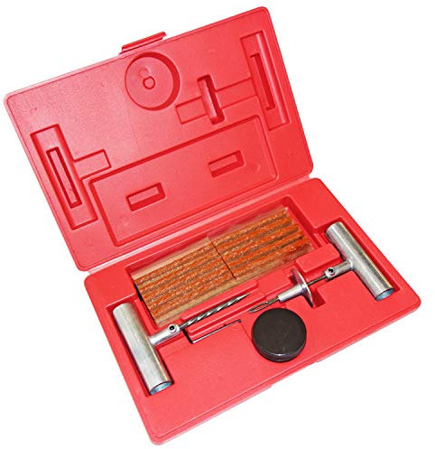 Lobinger® Reifen Reparatur Set Pannenset Vulkanisier Streifen Motorrad Flickzeug