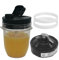 Replacement Flat/Milling Blade and 12oz Cup with Spout lid，Compatible with Ninja Nutri-Blender Pro with Auto-iQ1100-Watt,BN400,BN401,CL401A,CL405CO,BN750,BN800(7fins Male Gear/30 series)
