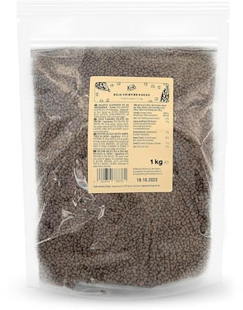 KoRo - Soja Protein Crispies 77 % mit Kakao 1 kg - Reich an Protein - Knusprig im Biss - Vegan