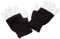 HQ-Power LED-Handschuhe, schwarz/weiß