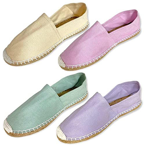 Genérico Alpargatas Boda Lisas Surtidas 4 Colores (Caja de 24 Pares) Detalles de Boda Comprar Online 35009